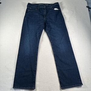 American Eagle Men’s Original Bootcut Jeans 34x32 Dark Wash Denim Classic Fit